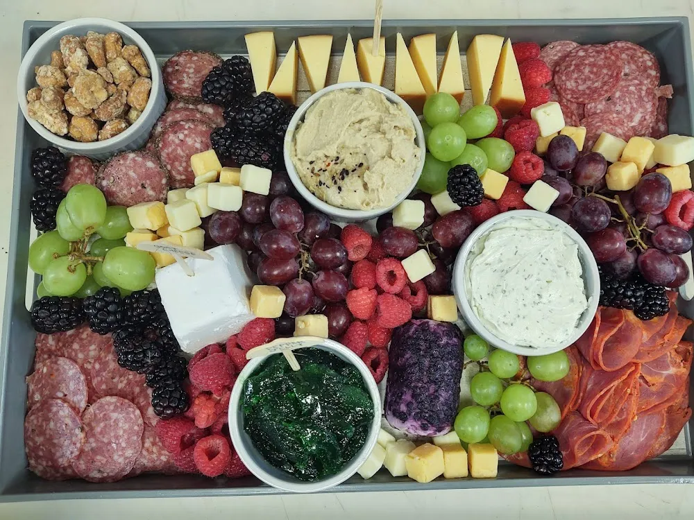 Meat and Cheese and Fruit Tray